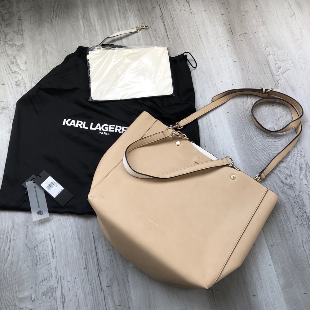 💯 % Authentic Karl Lagerfeld Reversible Tote